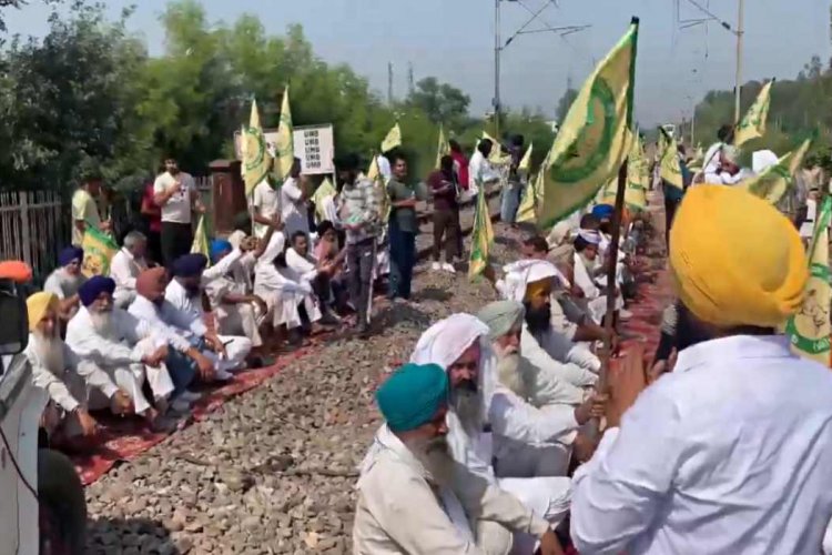 image_750x500_66fe9fb9b41b8 'Rail Roko' protest in Punjab and Haryana over Lakhimpur Kheri incident and MSP guarantee