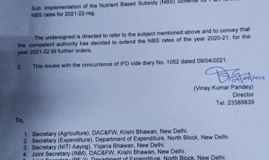 Government decides not to increase subsidy under NBS; rollback of increased prices of DAP and other fertilizers difficult