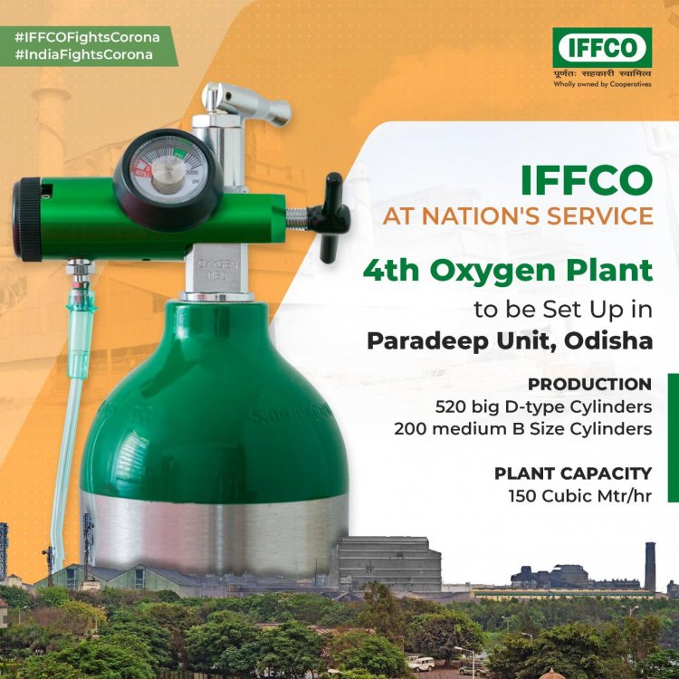 IFFCO orders fourth medical oxygen plant at Paradeep