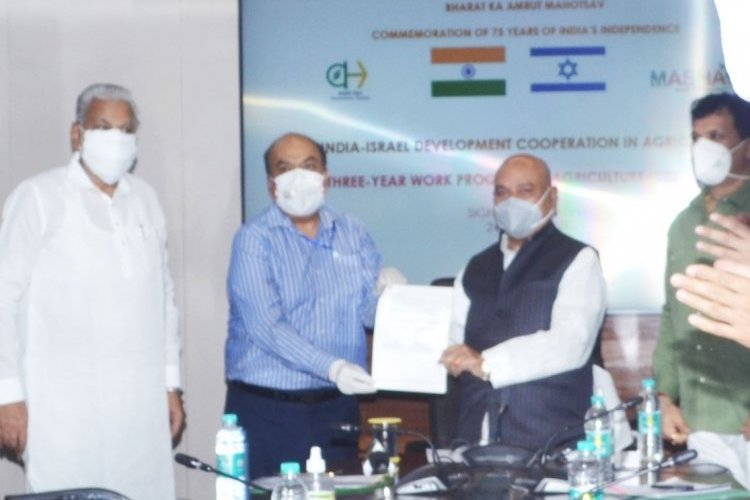 India, Israel Sign A Three-year Work Programme Agreement For ...