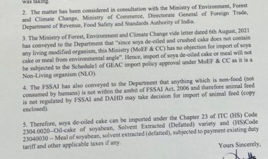 Decks cleared for import of de-oiled soya meal for livestock feed; BKS condemns the permission