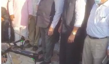 Successful field trial of drone spraying of Nano Urea