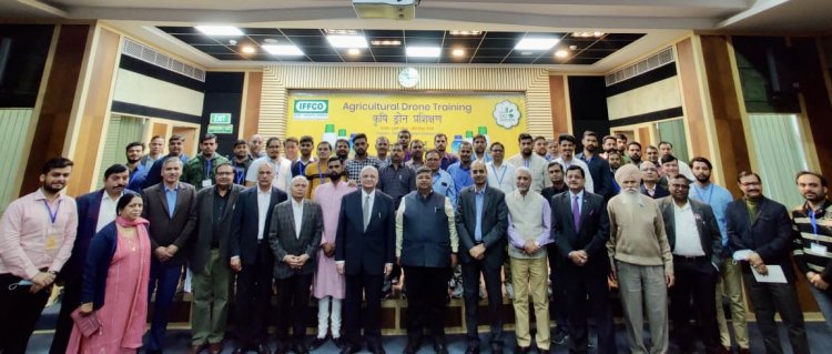 IFFCO training for the use of drones in agriculture