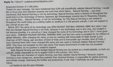 There is much in a name, ask Subhash Palekar on natural farming