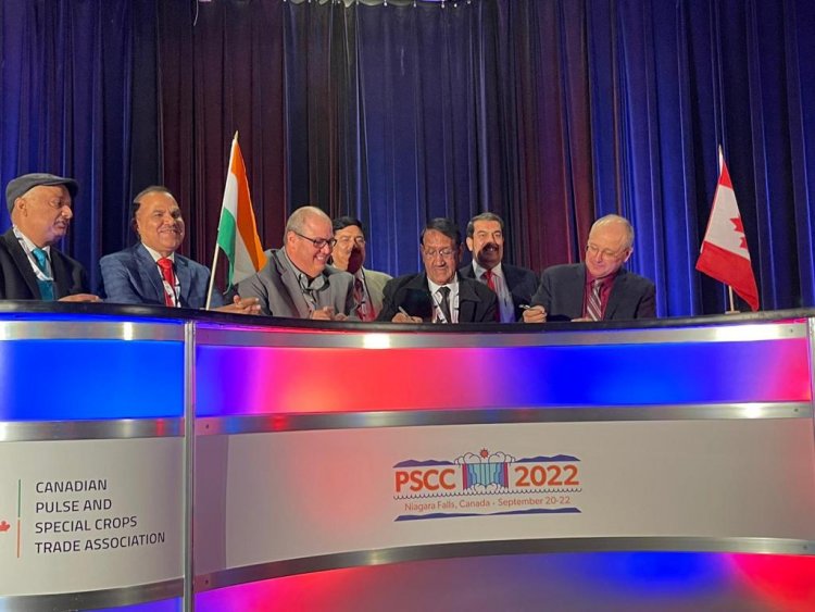 Pulse Canada, CPSC, NAFED sign joint statement for FTA between Canada, India