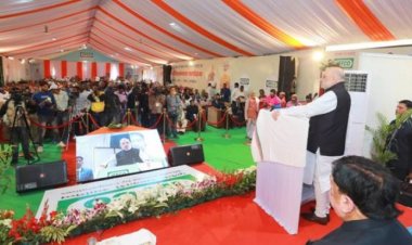 Amit Shah lays foundation of Rs 450-cr IFFCO nano urea plant in Jharkhand