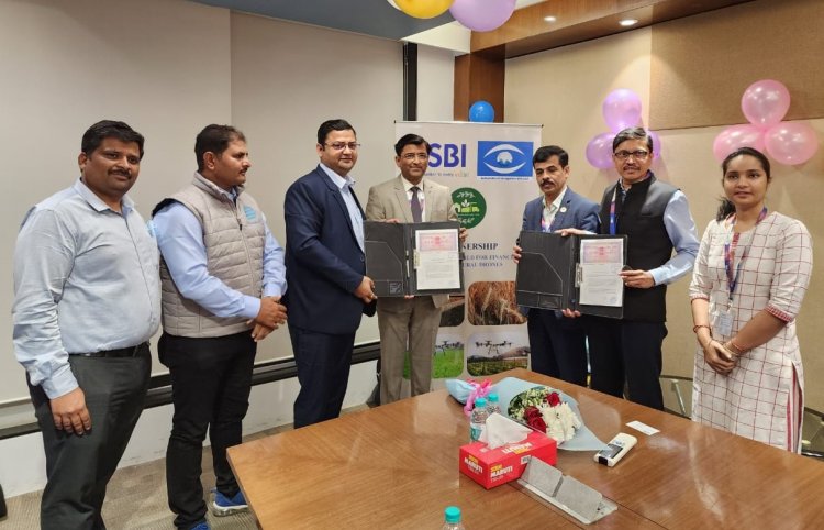 SBI collateral-free loan to buy agri-drones manufactured by IoTechWorld Avigation   