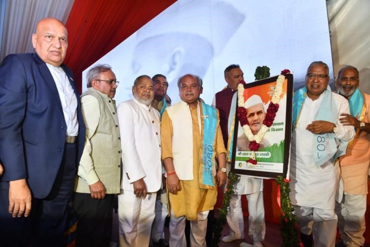 Nation is indebted to Shastri Ji for self-sufficiency in food grains: Agriculture Minister Narendra Singh Tomar