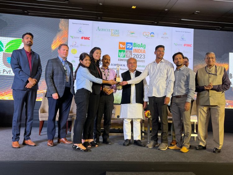 Pune startup Bioprime Agrisolutions bags Best BioAg award