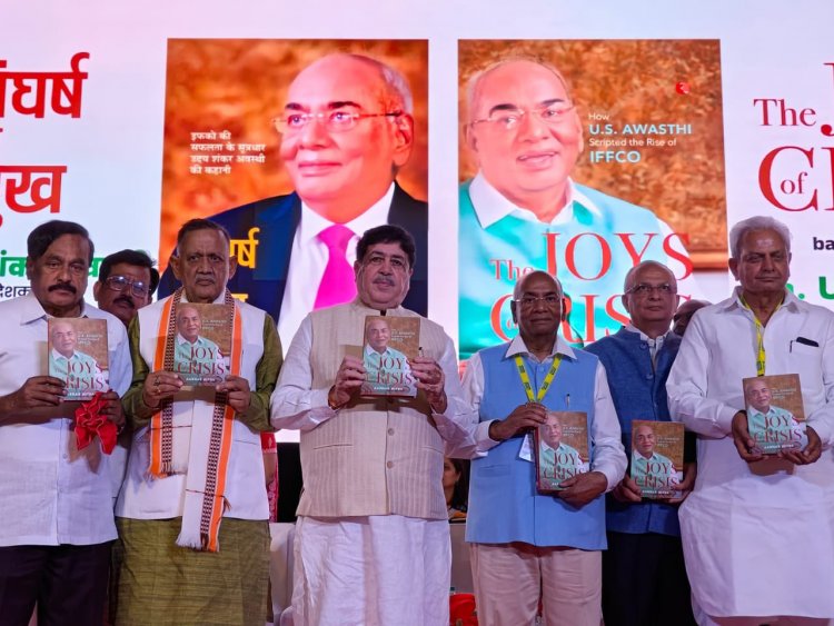 Two books released on the life of IFFCO MD Dr U S Awasthi