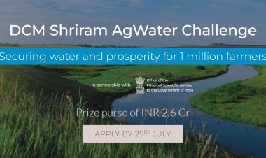 DCM Shriram Foundation, The/Nudge Institute launch Rs.2.6cr Prize Challenge for Agri-Water solutions