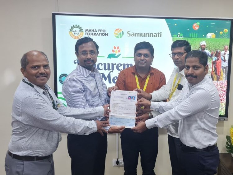 Samunnati, Maha FPO Federation to procure of Onion in Maharashtra
