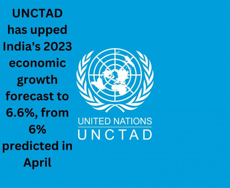 UNCTAD raises India's 2023 economic growth forecast to 6.6pc, but says Global economy a mixed bag