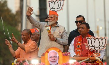 POLL-SNIPPETS: PM Modi holds roadshow in Ghaziabad