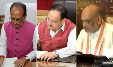 Shivraj took charge of the Agriculture Ministry, Shah and Nadda take over Home and Health