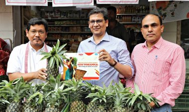 Meghalaya CM Conrad Promotes State’s Organically Grown Pineapples in New Delhi