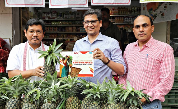 Meghalaya CM Conrad Promotes State’s Organically Grown Pineapples in New Delhi