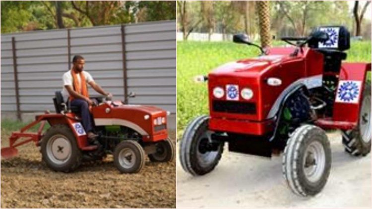 CSIR-CMERI developed a compact tractor for small farmers