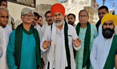 Rakesh Tikait to hold tractor march on soybean prices in MP, distances himself from october 1 'Chakka Jam'