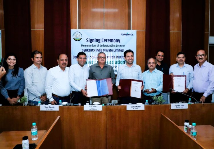 Syngenta India signs MoUs with CSSRI and HAU to promote sustainable farming