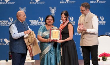 Ghaziabad Farmer Neelam Tyagi Honoured with Dr. Norman E. Borlaug Innovative Farmer Award 2025