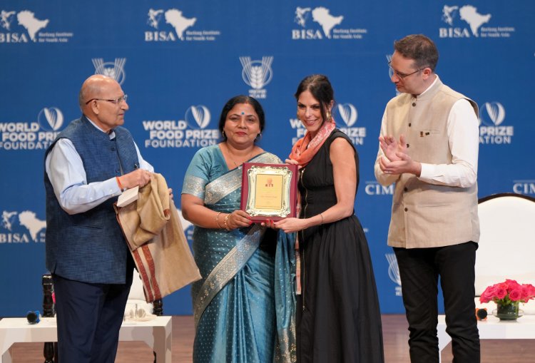 Ghaziabad Farmer Neelam Tyagi Honoured with Dr. Norman E. Borlaug Innovative Farmer Award 2025