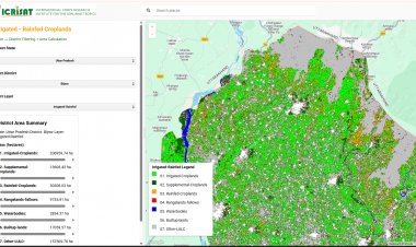 ICRISAT Develops High-Resolution Map to Distinguish Irrigated and Rainfed Croplands Across India