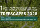 TREESCAPES 2026 to Host South Asia’s First Congress Dedicated to Agroforestry and Trees Outside Forests