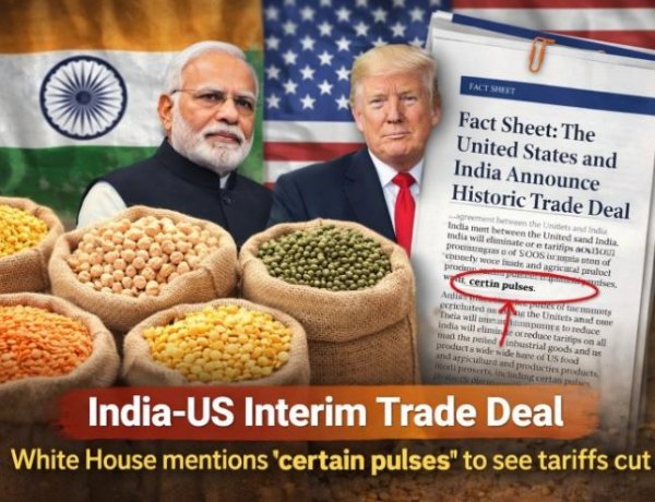 India–US Trade Deal: White House Fact Sheet Includes 'Certain Pulses,' Raises Farmer Concerns