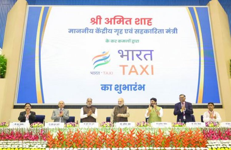 Union Home and Cooperation Minister Amit Shah launched cooperative-based taxi service ‘Bharat Taxi’