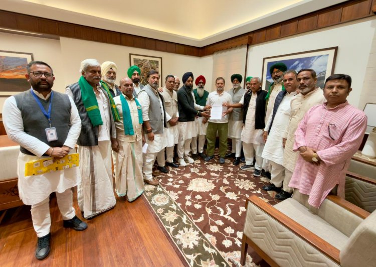Rahul Gandhi Meets Farm Union Leaders; India–US Trade Deal And Way Forward Discussed