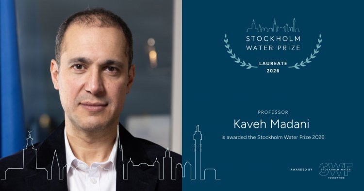 Iran-origin UN Scientist Kaveh Madani Wins 2026 Stockholm Water Prize for 'Water Bankruptcy' Research