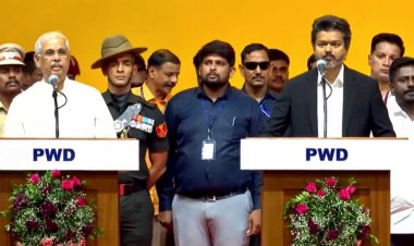 Vijay Sworn In as Tamil Nadu CM, Promises a New Era of Real, Secular, Social Justice