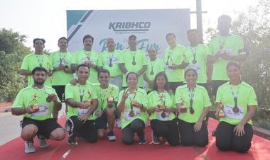 KRIBHCO Promotes Fitness and Team Spirit with “Run for Fun” Event in Noida