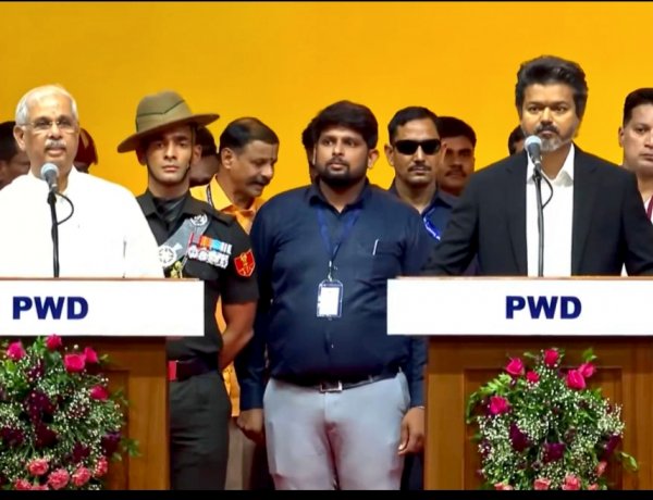 Vijay Sworn In as Tamil Nadu CM, Promises a New Era of Real, Secular, Social Justice