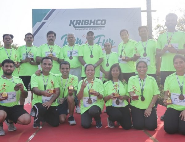 KRIBHCO Promotes Fitness and Team Spirit with “Run for Fun” Event in Noida