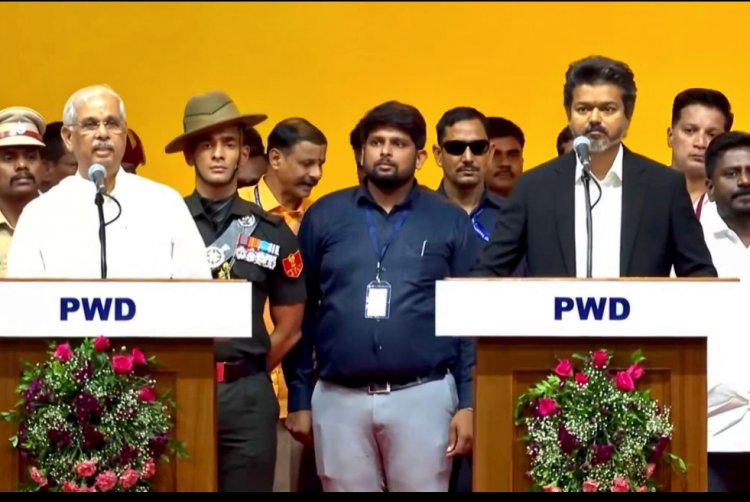 Vijay Sworn In as Tamil Nadu CM, Promises a New Era of Real, Secular, Social Justice