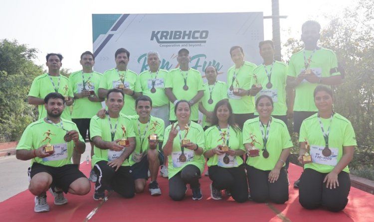 KRIBHCO Promotes Fitness and Team Spirit with “Run for Fun” Event in Noida