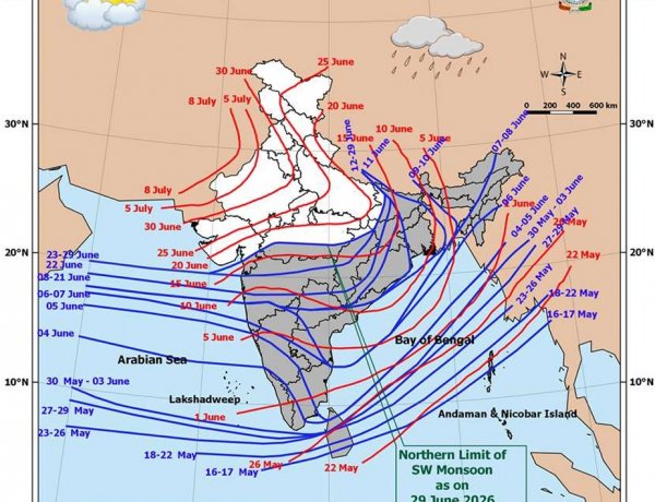 Monsoon to Advance Across North India This Week, IMD Warns of Heavy Rain, Thunderstorms and Heatwave