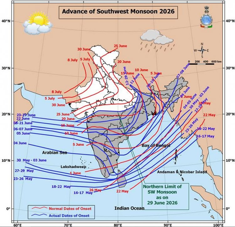 Monsoon to Advance Across North India This Week, IMD Warns of Heavy Rain, Thunderstorms and Heatwave