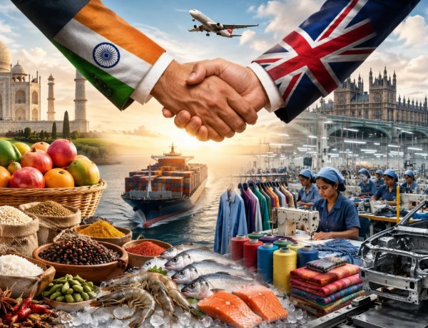 India-UK CETA Takes Effect: Agriculture and Labour-Intensive Exports Poised to Gain, But Market Access Hurdles Persist