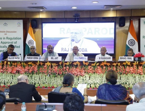 ICAR Chief M.L. Jat Backs Balanced Biotech Regulations for Climate-Resilient Agriculture and to Boost Food Security