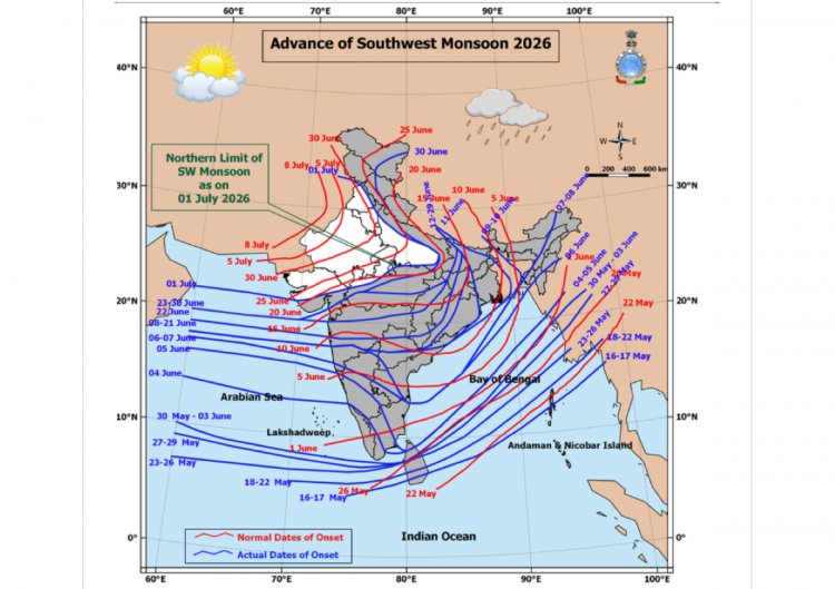 Monsoon Advances into West UP, Haryana and Punjab; Widespread Rain Likely Across India Over Next Week