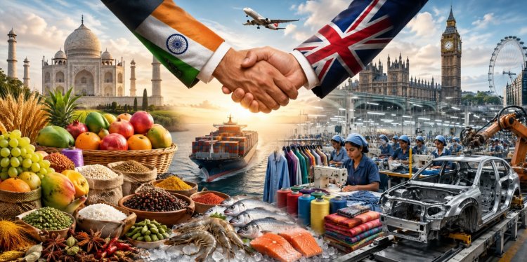 India-UK CETA Takes Effect: Agriculture and Labour-Intensive Exports Poised to Gain, But Market Access Hurdles Persist