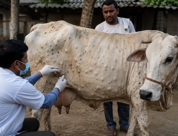 Lumpy Skin Disease Spreads Across Several Districts in Uttar Pradesh, Livestock Farmers Worried
