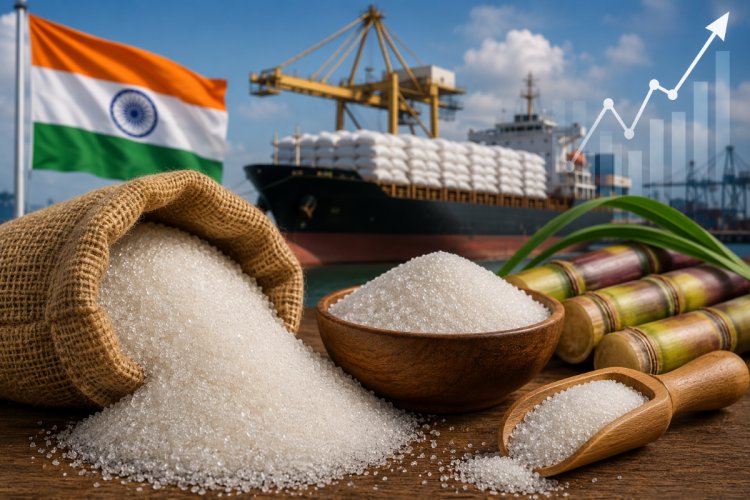 India Allows 10 Lakh Tonnes of Duty-Free Raw Sugar Imports to Curb Record Prices