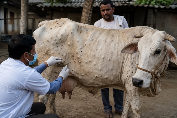 Lumpy Skin Disease Spreads Across Several Districts in Uttar Pradesh, Livestock Farmers Worried
