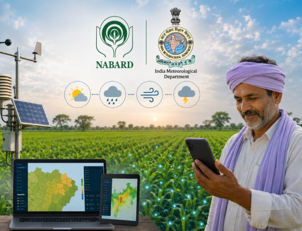 NABARD, IMD Sign MoU to Deliver Actionable Weather Insights to Farmers Through DiCRA