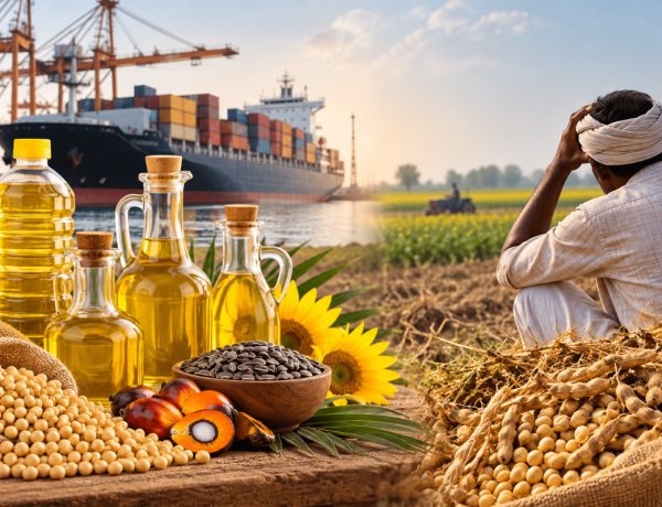 Cheap Edible Oil Imports: A Setback for Farmers Ahead of Kharif Harvest and Rabi Sowing