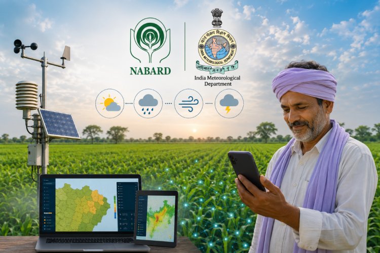 NABARD, IMD Sign MoU to Deliver Actionable Weather Insights to Farmers Through DiCRA
